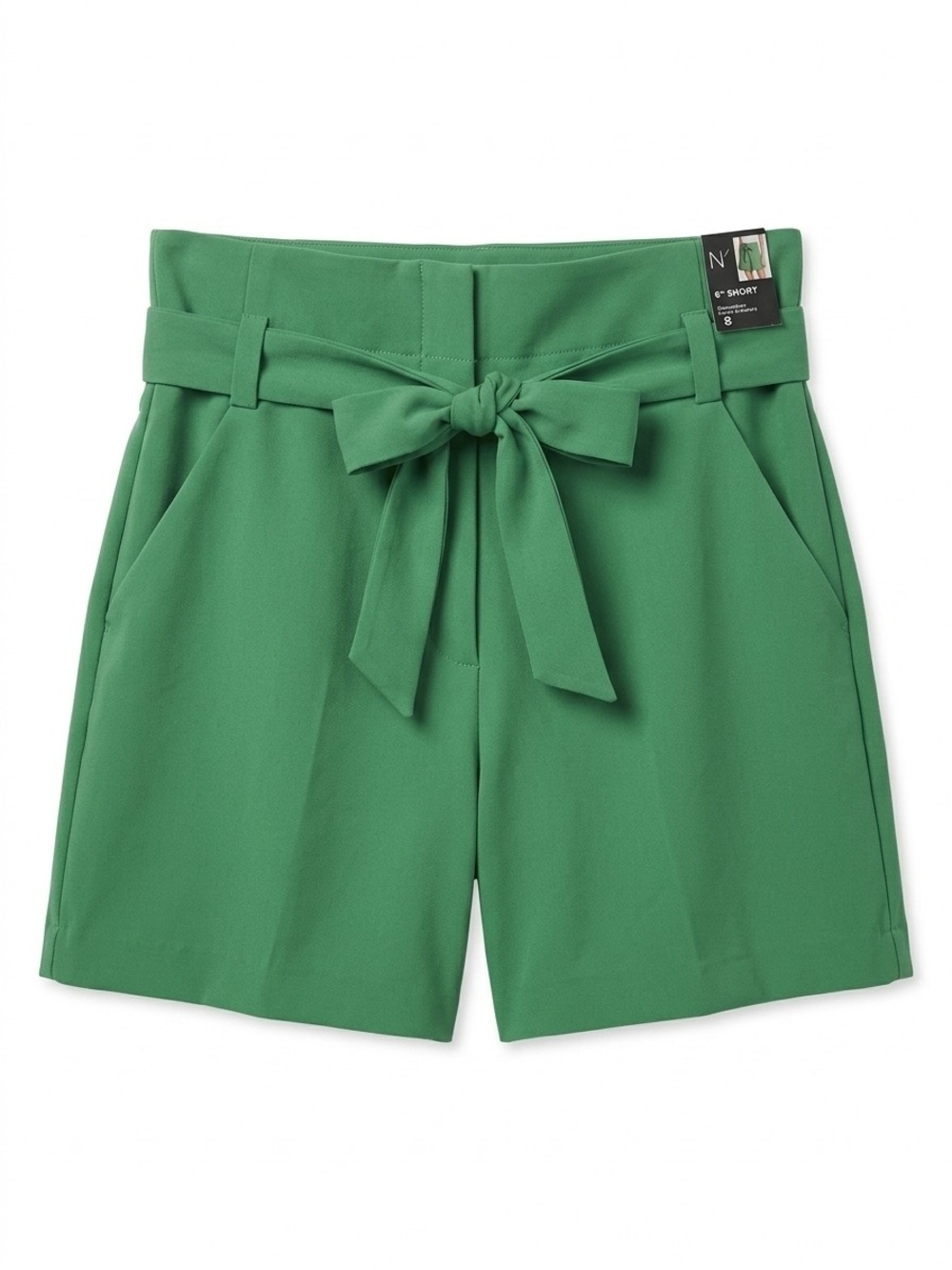 NWT NY&Co Maddie Smoothing Two-Way Stretch Shorts Size 8 - Picture 4 of 17